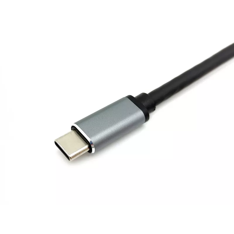 Equip USB-C 4-in-1 Dual-HDMI-Adapter, USB 3.2 Gen 1 (3.1 Gen 1) Typ-C, Silber, 4K Ultra HD, 30 Hz, HDMI, Aluminium