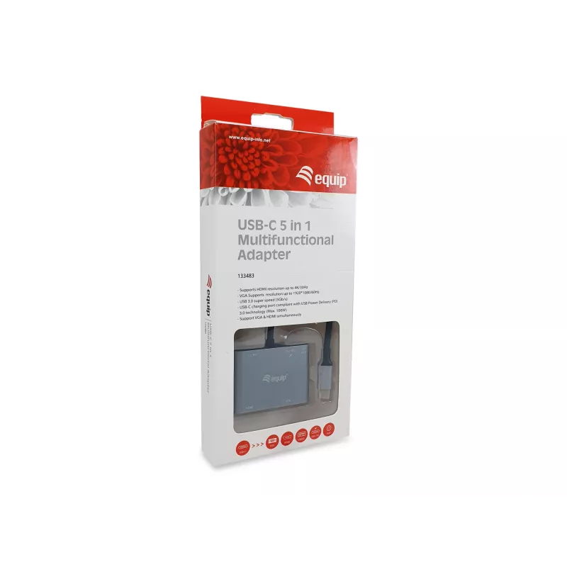 Equip USB-C 5-in-1 Multifunktionsadapter