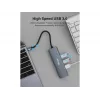 Equip USB-C 5-in-1 MULTIFUNKTIONALER Adapter, HDMI, USB 3.2 GEN1, 100W USB PD