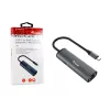 Equip USB-C zu RJ45 Gigabit-Netzwerk + PD-Adapter USB Type-C 100W