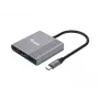 Equip 3-in-1 USB-C auf HDMI / USB-A / USB PD Adapter, 3.2 Gen 1 (3.1 Gen 1), USB Typ-C, HDMI-Ausgang, 3840 x 2160 Pixel