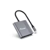 Equip 3-in-1 USB-C auf HDMI / USB-A / USB PD Adapter, 3.2 Gen 1 (3.1 Gen 1), USB Typ-C, HDMI-Ausgang, 3840 x 2160 Pixel