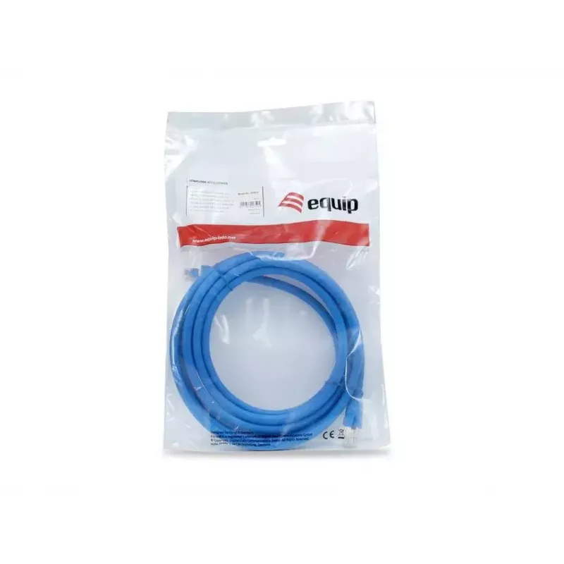 Equip Cat 8.1 S/FTP (PIMF) Patchkabel, LSOH, 0,5 m, Blau