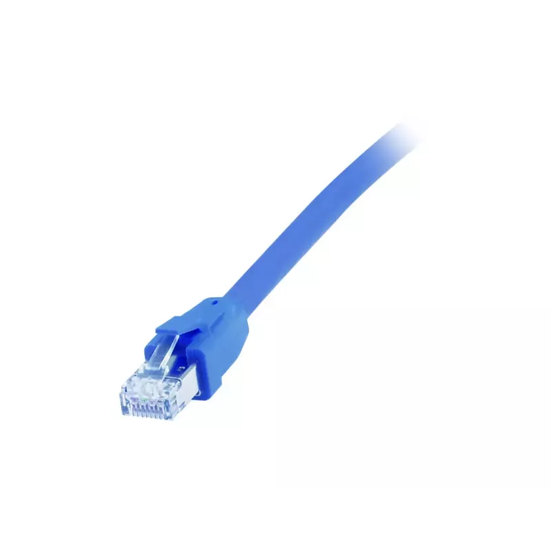 Equip Cat 8.1 S/FTP (PIMF) Patchkabel, LSOH, 0,5 m, Blau