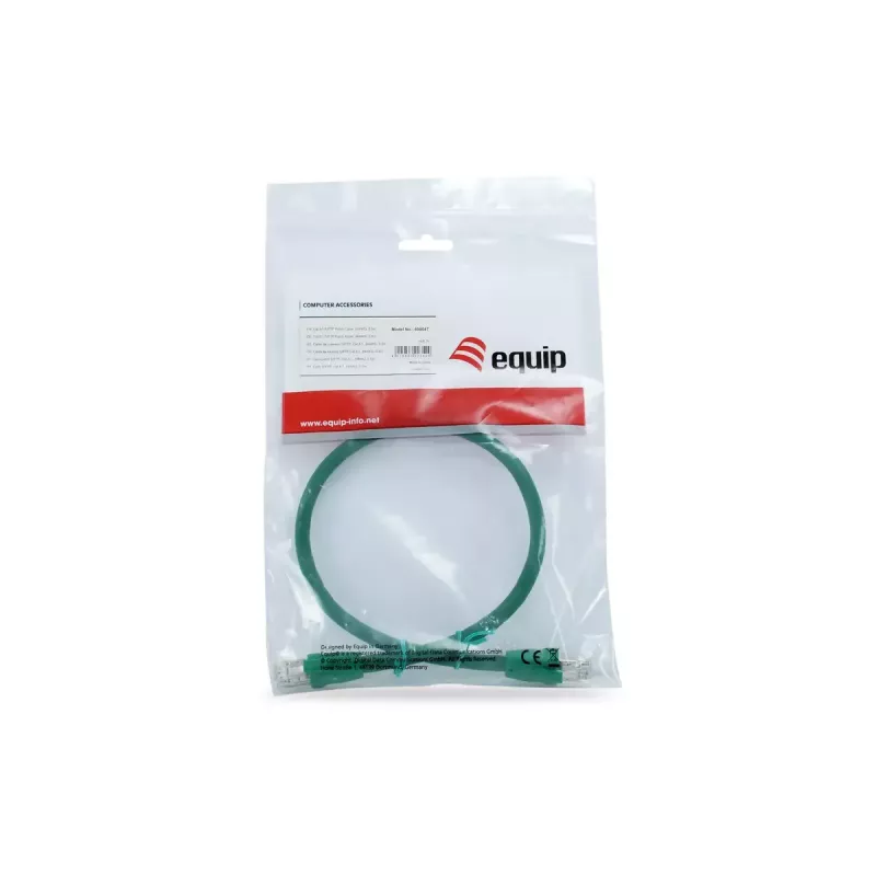 Netzwerkkabel Equip Cat 8.1 S/FTP (PIMF) Patchkabel RJ-45 Cat8.1 0,5 m Grün