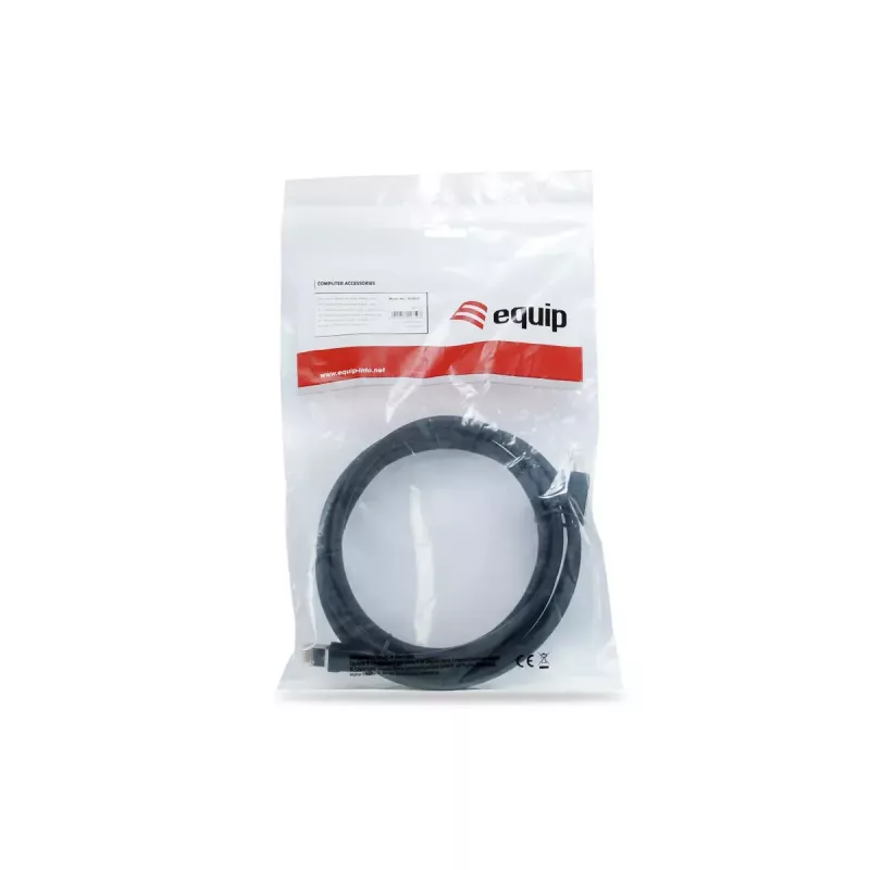 Equip Cat 8.1 S/FTP (PIMF) Patchkabel, LSOH, 0,5 m, Schwarz