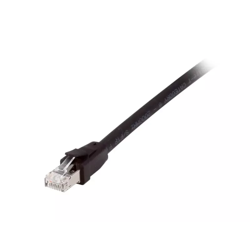 Equip Cat 8.1 S/FTP (PIMF) Patchkabel, LSOH, 2,0 m, Schwarz