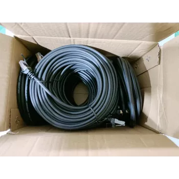 Equip Cat.6 S/FTP Patchkabel, 3,0 m, Schwarz, 50 St./Set