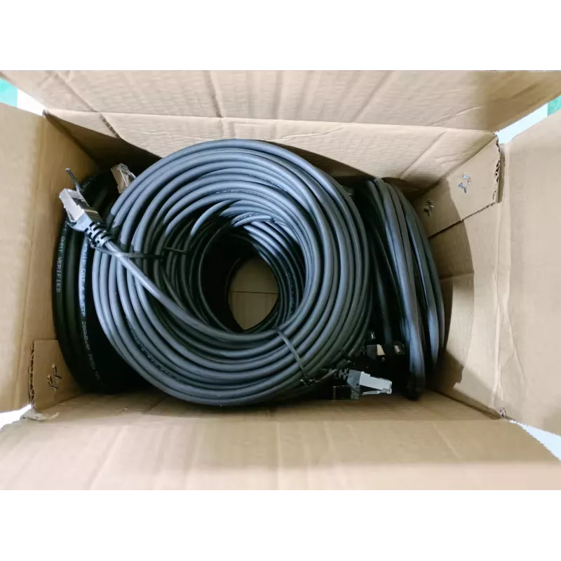 Equip Cat.6 S/FTP Patchkabel, 3,0 m, Schwarz, 50 St./Set