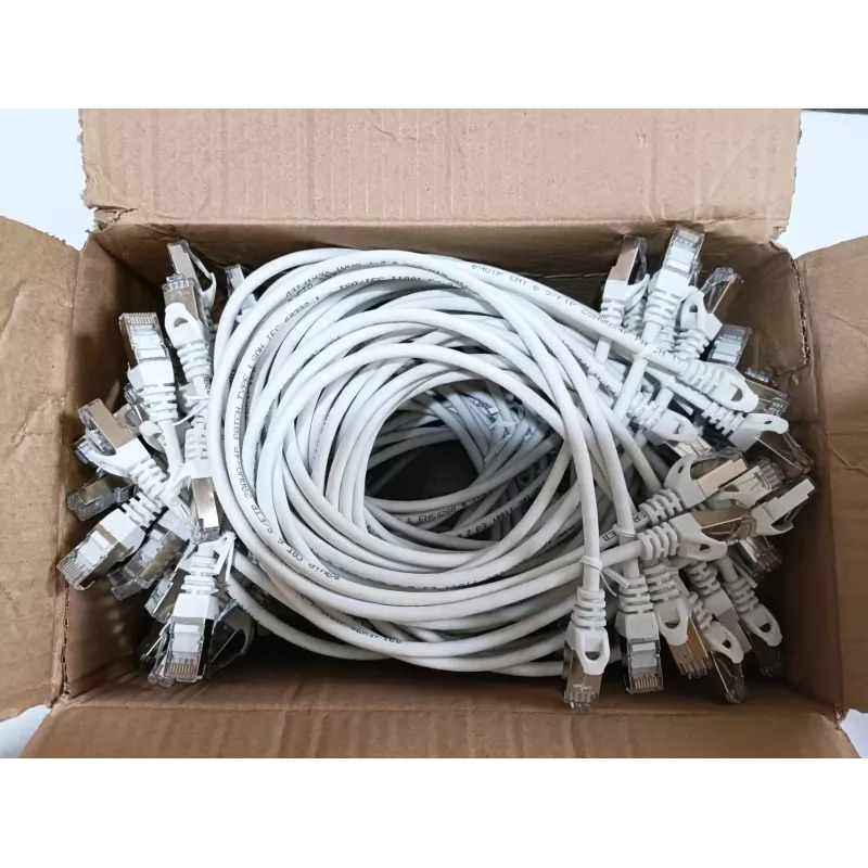 Equip Cat.6 S/FTP Patchkabel, 0,5m, Weiß, 60 Stück/Set, 0,5 m, Cat6, S/FTP (S-STP), RJ-45, RJ-45, Weiß