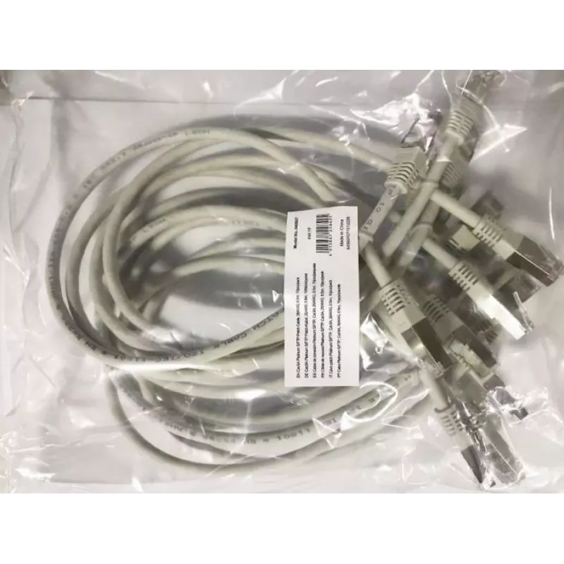 Equip Cat.6A Platinum S/FTP Patchkabel, Grau, 0,5 m, 10 St./Set