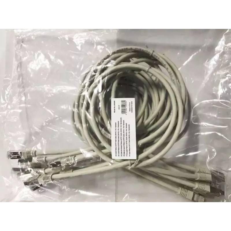 Equip Cat.6A Platinum S/FTP Patchkabel, Grau, 1,0 m, 10 Stück/Set
