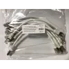 Equip Cat.6A Platinum S/FTP Patchkabel, Weiß, 0,25m, 10er-Set