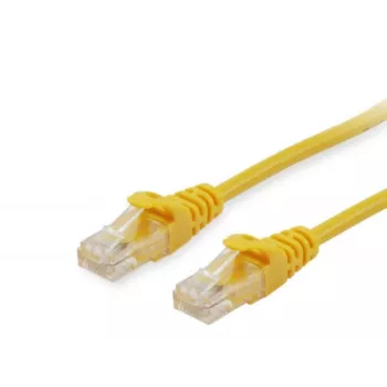 Equip Cat.6 U/UTP Patchkabel, 0,15m, Gelb, 0,15 m, Cat6, U/UTP (UTP), RJ-45, RJ-45, Gelb