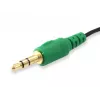 Equip Audio Split Cable, Schwarz, 3,5 mm, 2 x 3,5 mm, Buchse, Stecker, Polyvinylchlorid (PVC)
