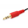 Equip Audio Split Cable, Schwarz, 3,5 mm, 2 x 3,5 mm, Buchse, Stecker, Polyvinylchlorid (PVC)