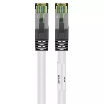 Netzwerkkabel Goobay CAT 8.1 Patchkabel RJ-45 Cat8.1 3m Weiß