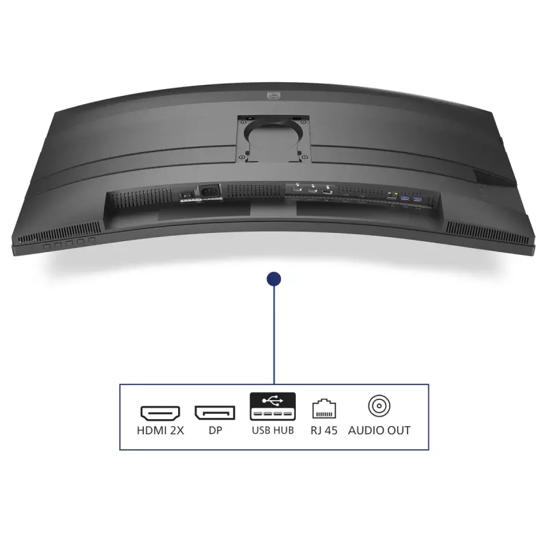 Philips 5000 series 34B2U5600C/00 Computermonitor 86,4 cm (34 Zoll) 3440 x 1440 Pixel Dual QHD LCD Grau