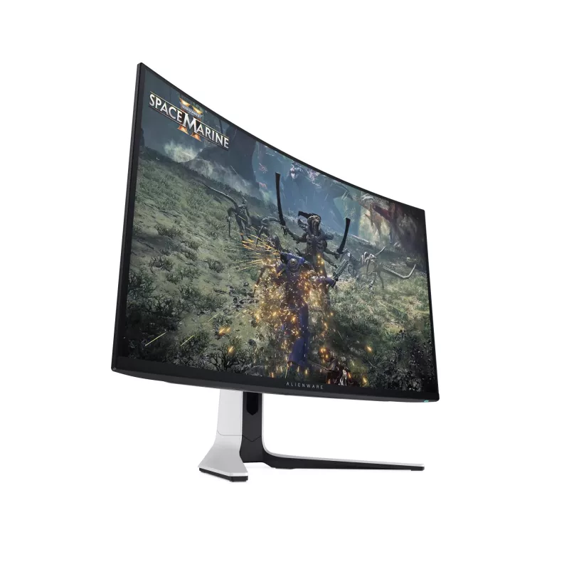 Alienware AW3225QF Computer-Monitor 81,3 cm (32 Zoll) 3840 x 2160 Pixel 4K Ultra HD QD-OLED Schwarz, Weiß