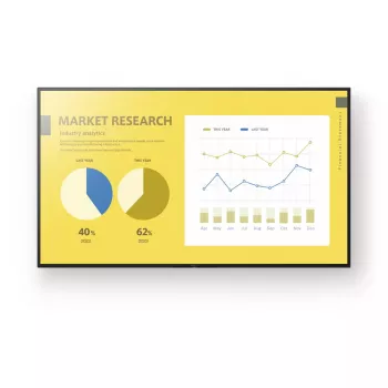 Sony FW-75EZ20L Signage Display Digital Signage Flachbildschirm 190,5 cm (75 Zoll) LED Wi-Fi 350 cd/m² 4K Ultra HD Schwarz Android 16/7