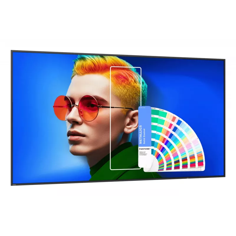 BenQ SL7504 Digital Signage Flachbildschirm 190,5 cm (75 Zoll) 500 cd/m² 4K Ultra HD Schwarz Integrierter Prozessor Android 24/7