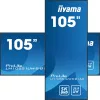 iiyama LH10551UWS-B1AG Signage Display Digital Signage Flachbildschirm 2,67 m (105 Zoll) LED 500 cd/m² UltraWide 5K HD Schwarz 24/7
