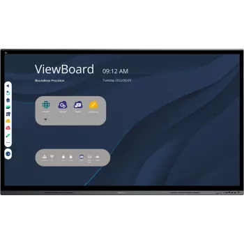 Viewsonic IFP7562 Signage Display Interaktives Flachdisplay 190,5 cm (75 Zoll) LED Wi-Fi 350 cd/m² 4K Ultra HD Schwarz Touchscreen Integrierter Prozessor Android
