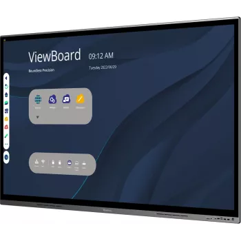 Viewsonic IFP7562 Signage Display Interaktives Flachdisplay 190,5 cm (75 Zoll) LED Wi-Fi 350 cd/m² 4K Ultra HD Schwarz Touchscreen Integrierter Prozessor Android