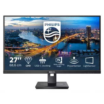 Philips 276B1/00 Computer Monitor 68,6 cm (27 Zoll) 2560 x 1440 Pixel Full HD LED Schwarz