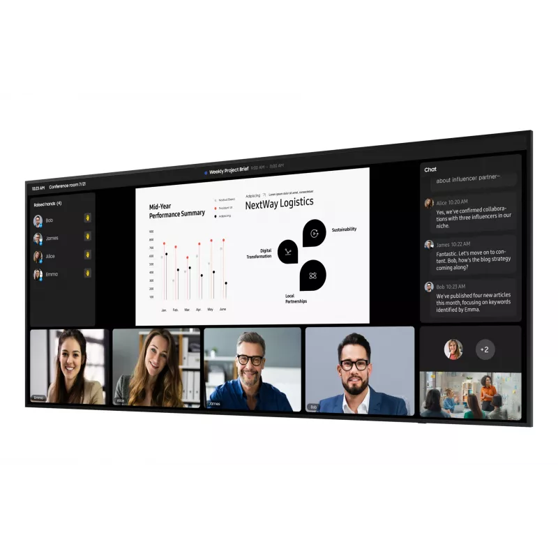 Samsung QPDX-5K Digital Signage Flachbildschirm 2,67 m (105 Zoll) LCD WLAN 500 cd/m² 5K Ultra HD Schwarz Tizen 7.0 24/7