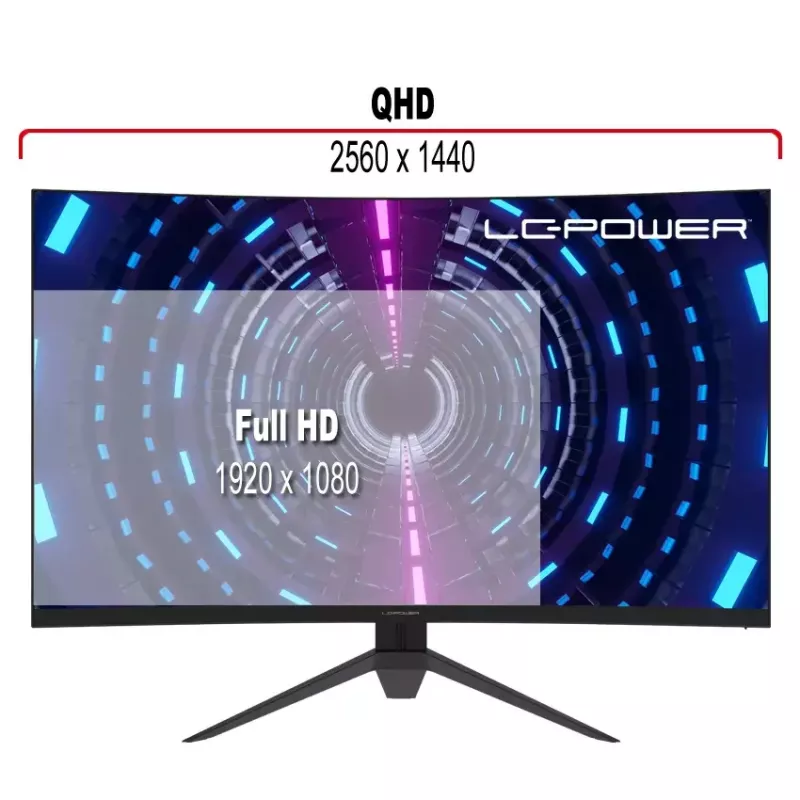Monitor LC-Power LC-M32-QHD-165-C-V2 31.5 Zoll Quad HD LCD 2560 x 1440