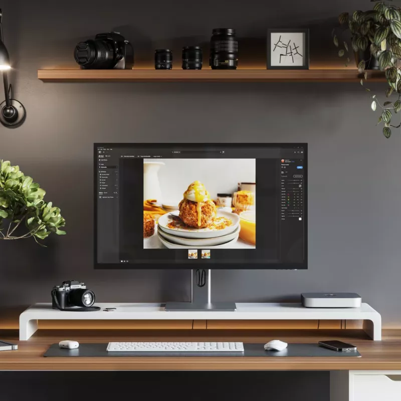 ALOGIC Desktop-Monitor – Clarity Max Pro – 32 Zoll – 3840x2160 (4K UHD) mit USB-C Power Delivery und Webcam