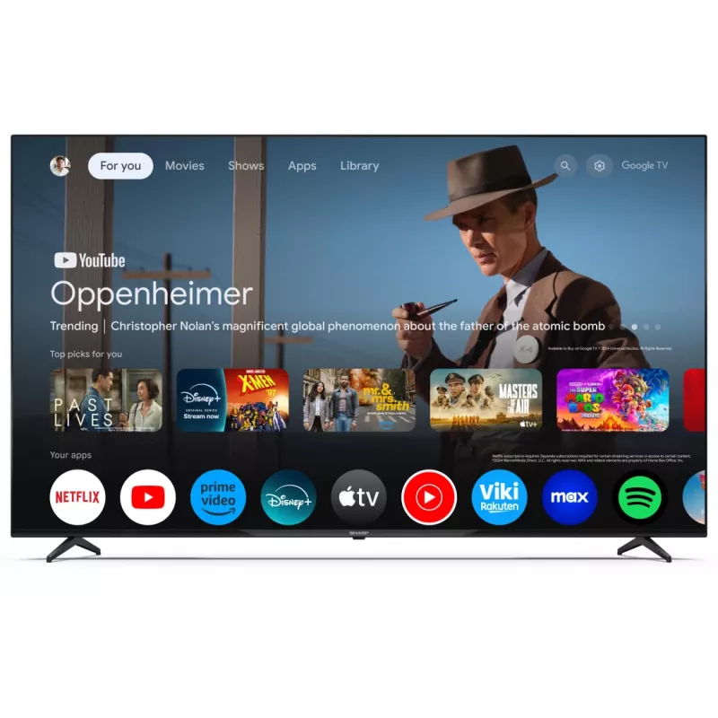 Sharp 70GL4260E TV 177,8 cm (70 Zoll) 4K Ultra HD Smart TV Wi-Fi Schwarz