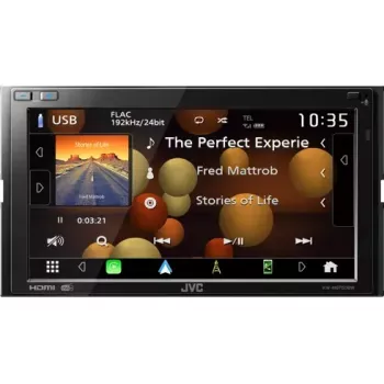 JVC KW-M875DBW Auto-Medienempfänger Schwarz Wi-Fi 180 W Bluetooth