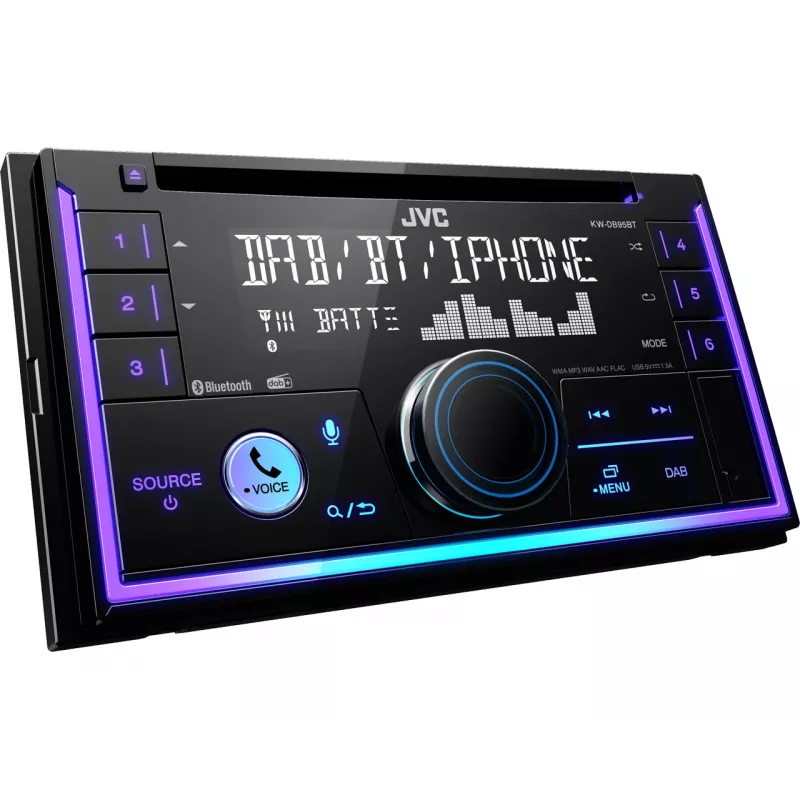 JVC KW-DB95BT Schwarz 200 W Bluetooth