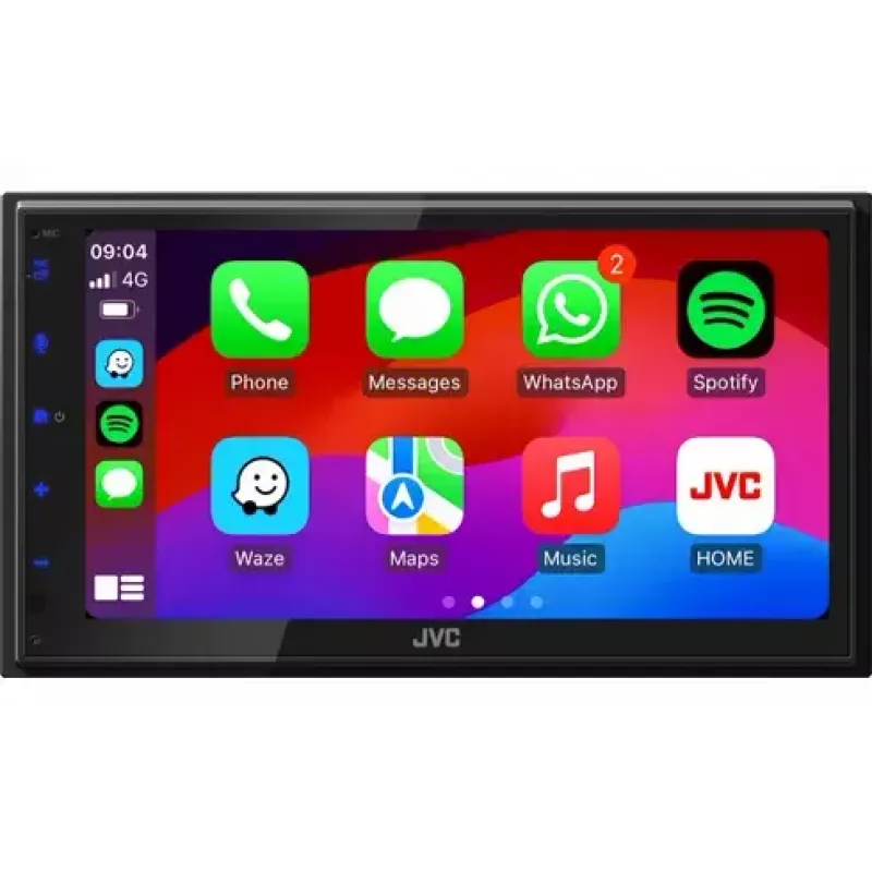 JVC KW-M595DBT Auto-Medienempfänger Schwarz Wi-Fi 22 W Bluetooth