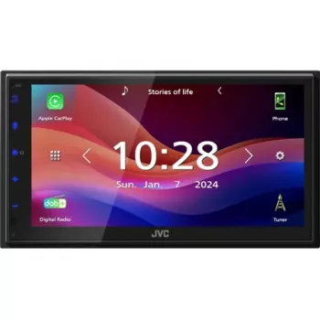 JVC KW-M595DBT Auto-Medienempfänger Schwarz Wi-Fi 22 W Bluetooth