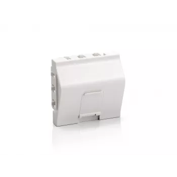 Equip French Modular Faceplate - Abgewinkelter Einsatz, 45 mm, 45 mm, 27,5 mm, 13 g, 115 mm, 55 mm