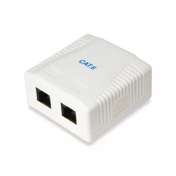 Aufputzdose Equip 2-Port Cat.6 235214