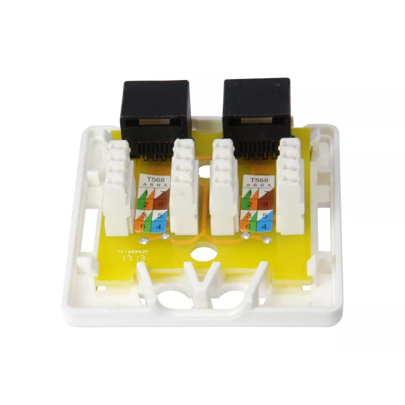 Aufputzdose Equip 2-Port Cat.6 235214