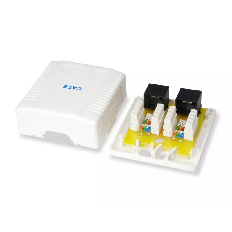 Aufputzdose Equip 2-Port Cat.6 235214