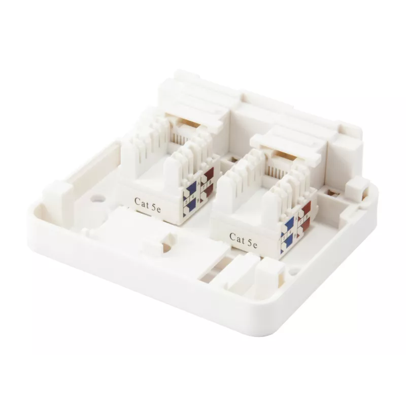 2-Port Keystone Jack Aufputzdose Equip 125124