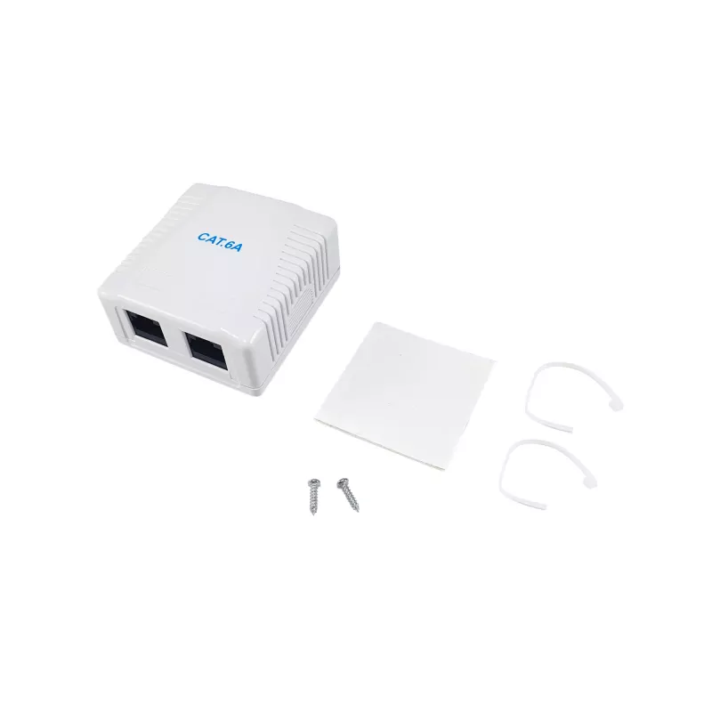 Equip 2-Port Cat.6A Aufputzdose 61 mm x 29,6 mm x 59,1 mm