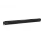 Equip Kabeldurchführungspaneel, Schwarz (RAL 9005)