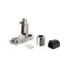 Equip Cat 8.1 Tool-free RJ45 Plug 5pcs/set Schwarz Stainless steel Male