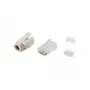 Equip Cat.6A RJ45 Steckerset 100 Stück Transparent Weiß