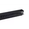 Equip 19 Zoll Rackmontage-Kabelmanagement-Panel, Schwarz
