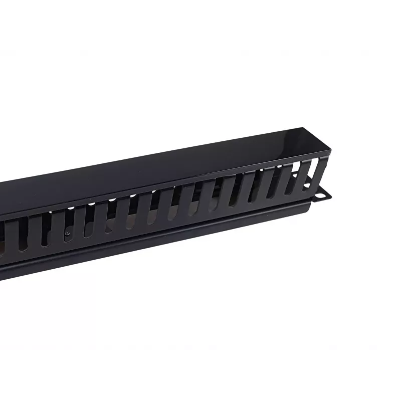Equip 19 Zoll Rackmontage-Kabelmanagement-Panel, Schwarz