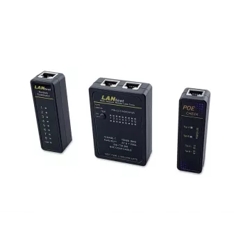 Equip Netzwerkkabeltester, RJ45, BNC, PoE