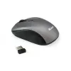 Equip Mini Optische Funkmaus, Beidhändig, Optisch, RF Wireless, 1600 DPI, Grau